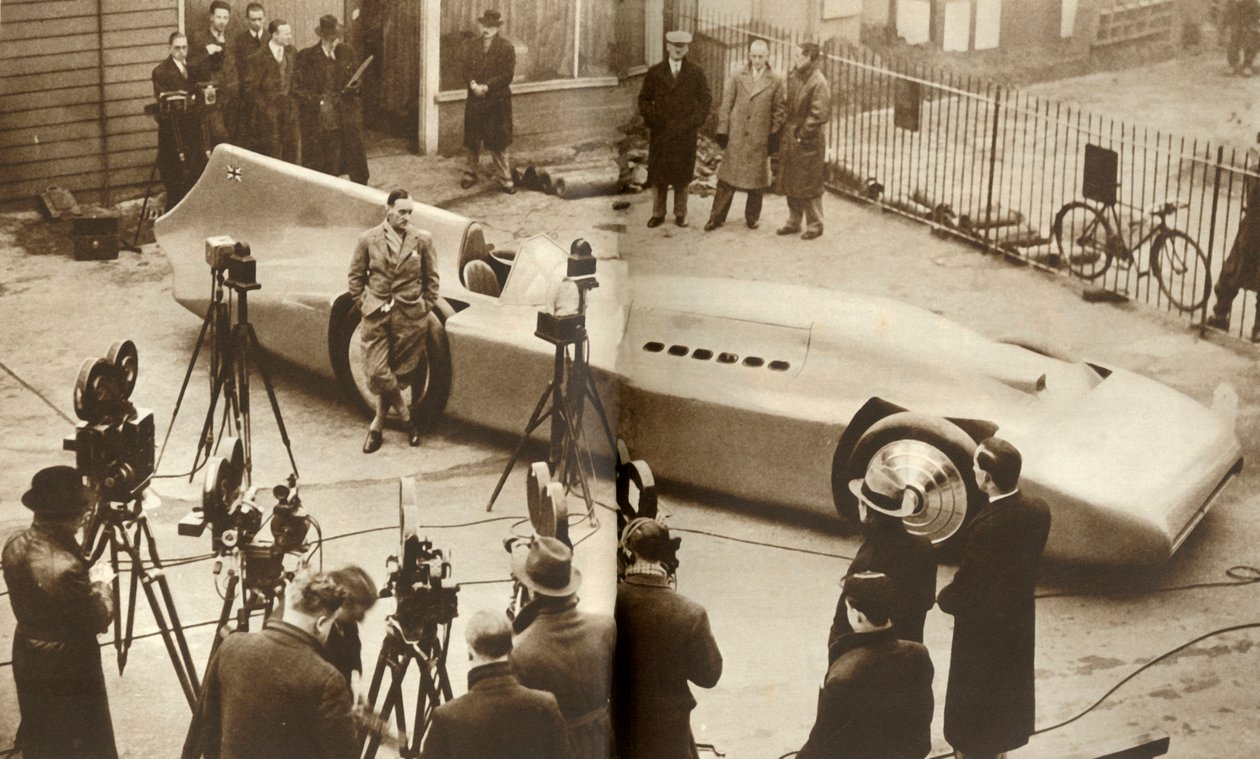 Sir Malcolm Campbells se ucházel o nový rekord, 1935. od Unbekannt