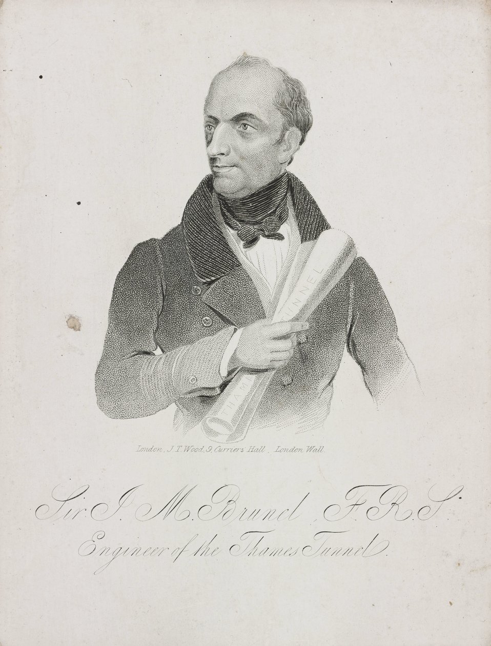Sir Marc Isambard Brunel, anglický inženýr a vynálezce francouzského původu, c 1810s od Unbekannt