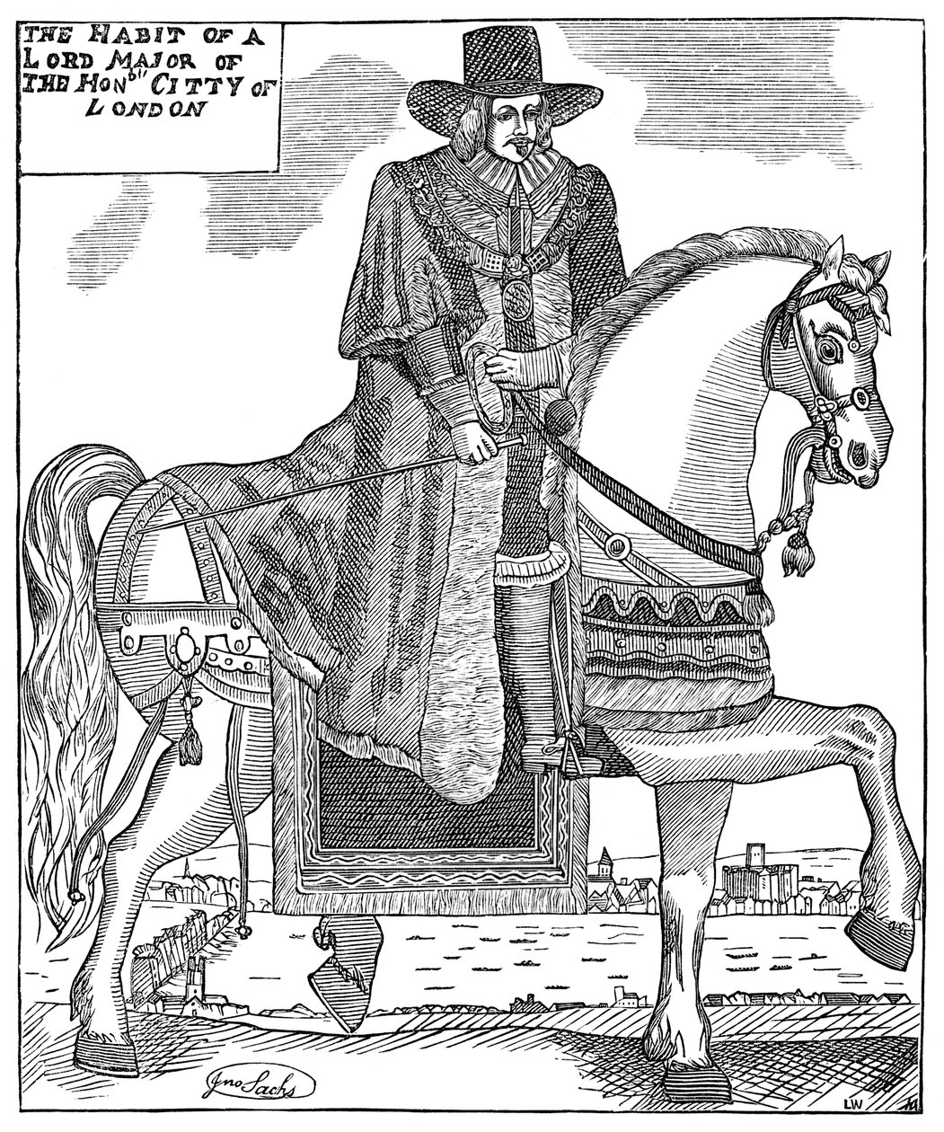 Sir Robert Titchborne, starosta Londýna c1656 1886 od Unbekannt