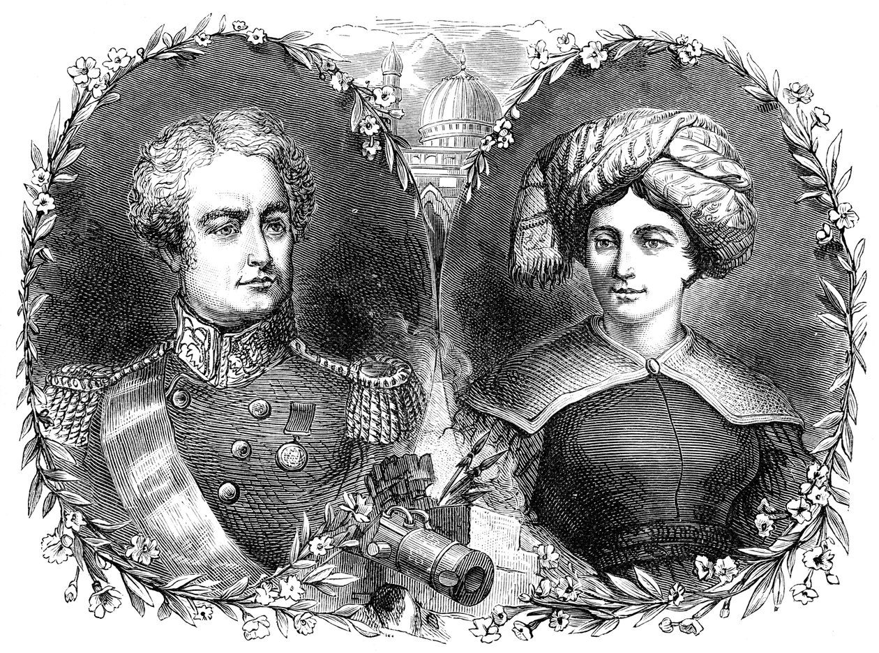 Sir Robert a Lady Sale, 19. století od Unbekannt