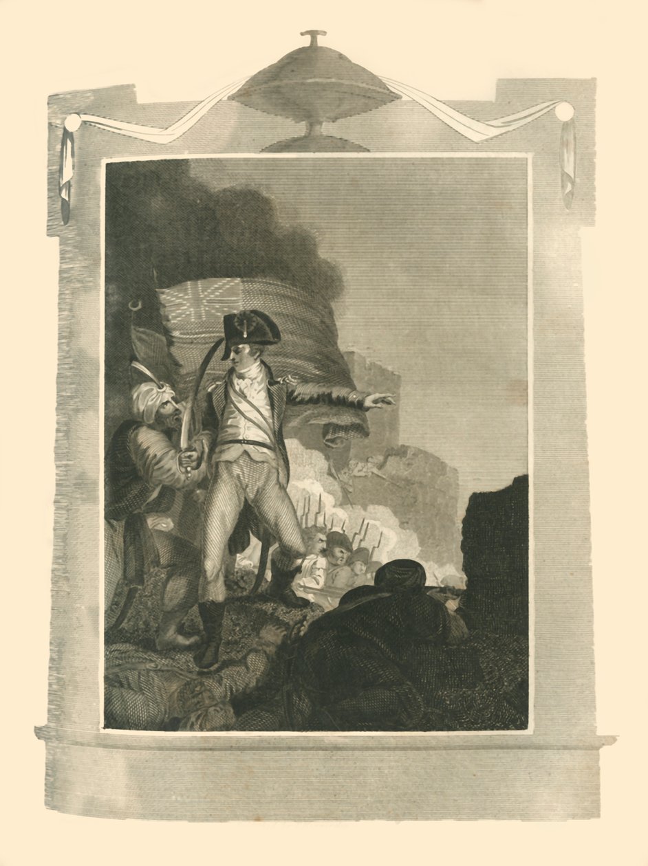 Sir Sidney Smith Defending the Breach at Acre, 1799, 1816. od Unbekannt