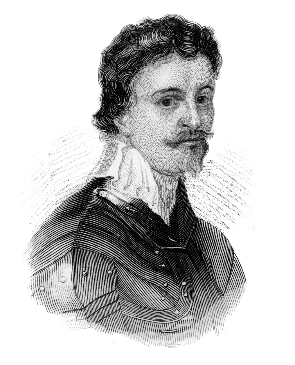 Sir Thomas Wentworth, 1. hrabě ze Straffordu, anglický státník ze 17. století, c1850 od Unbekannt