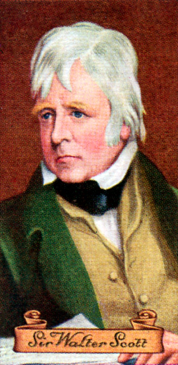 Sir Walter Scott, převzato ze série cigaretových karet, 1935 od Unbekannt