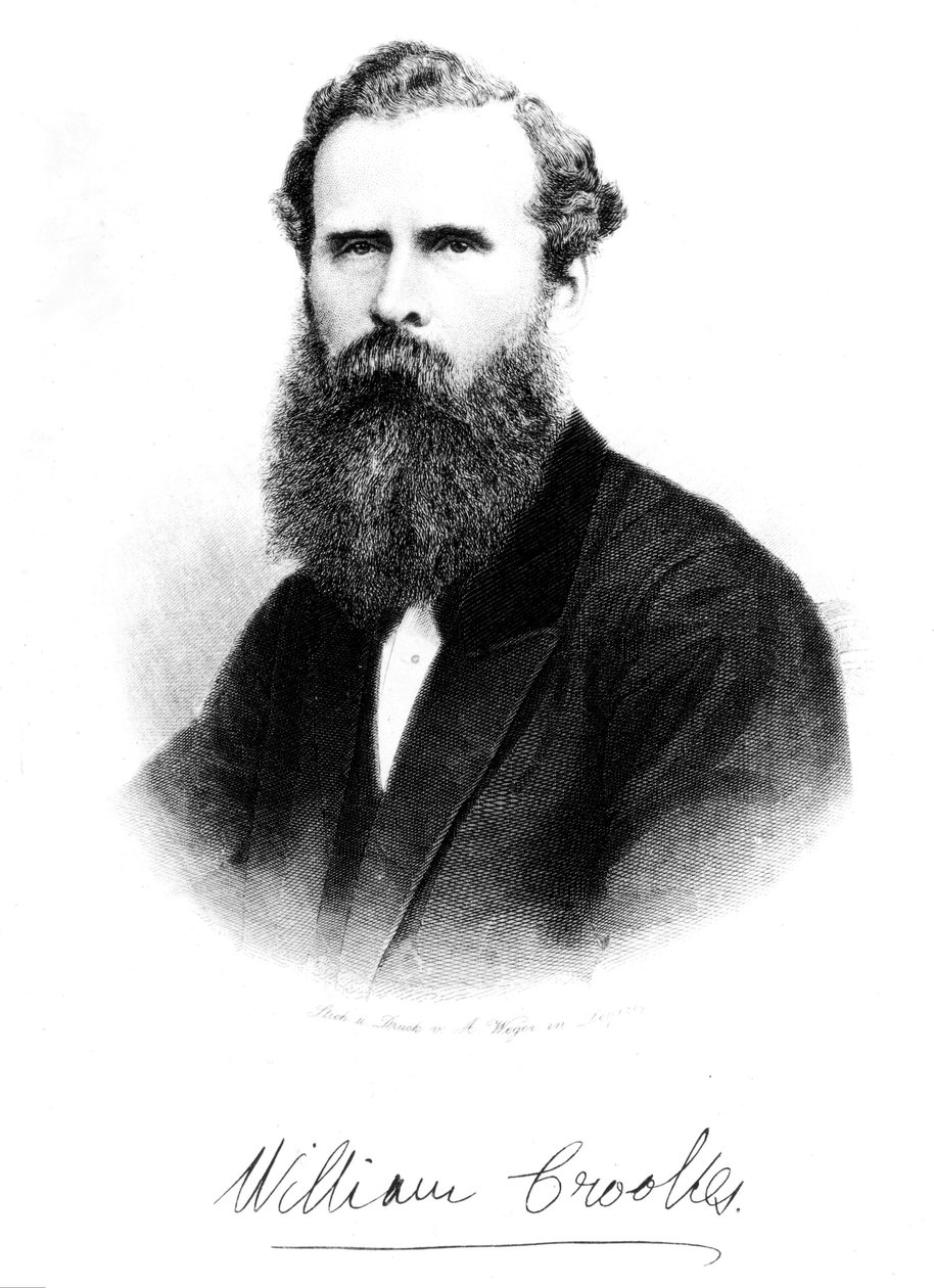 Sir William Crookes, anglický chemik a fyzik, c 1875 od Unbekannt