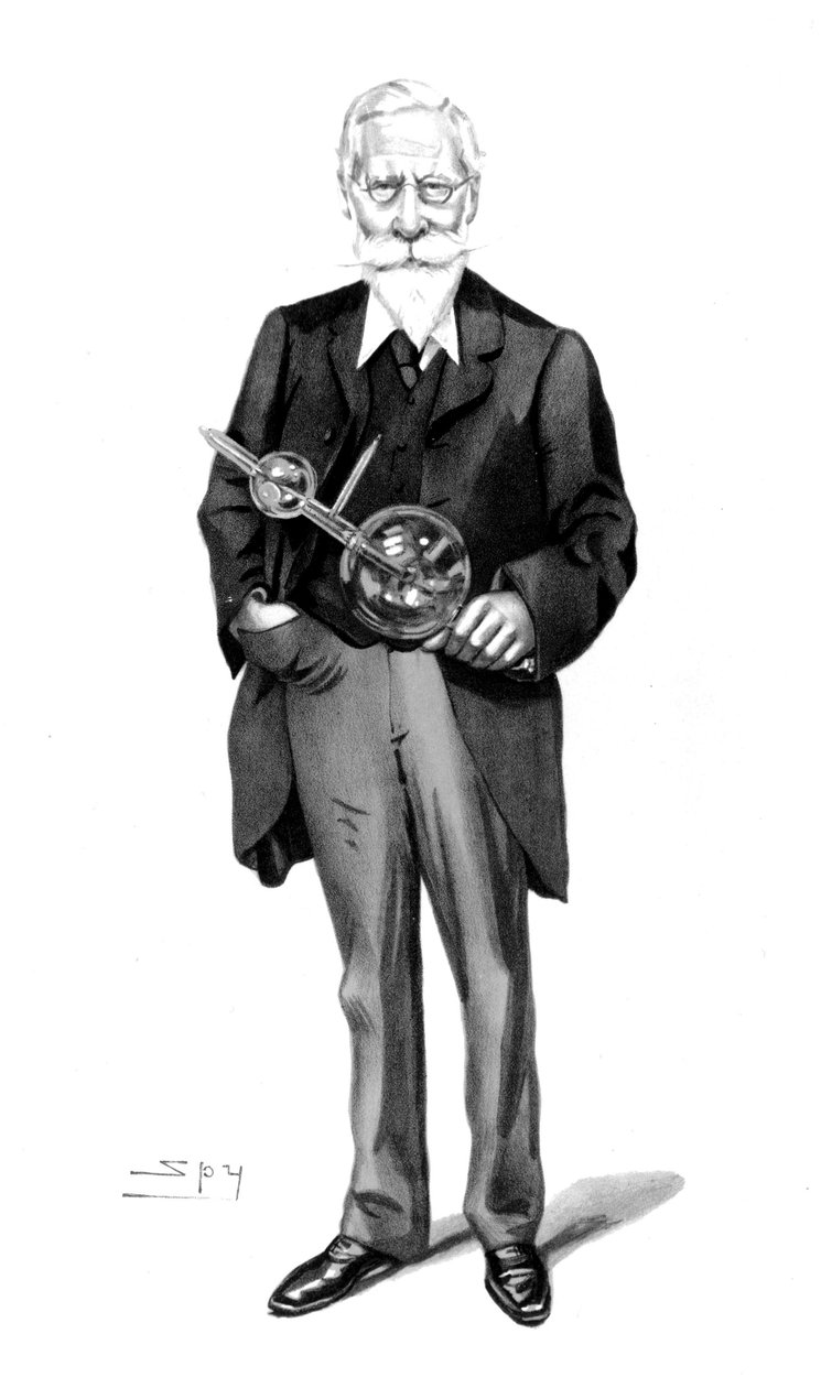 Sir William Crookes, anglický fyzik a chemik, c 1900s od Unbekannt