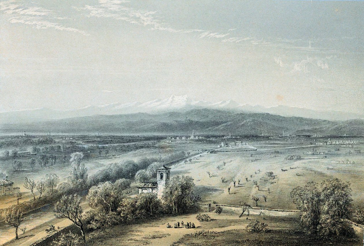 Místo bitvy u Magenty, Itálie, 4. června 1859 od Unbekannt
