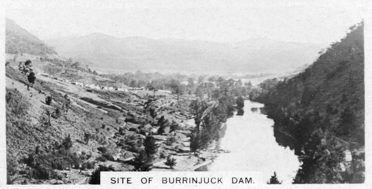 Místo přehrady Burrinjuck, Nový Jižní Wales, Austrálie, 1928 od Unbekannt