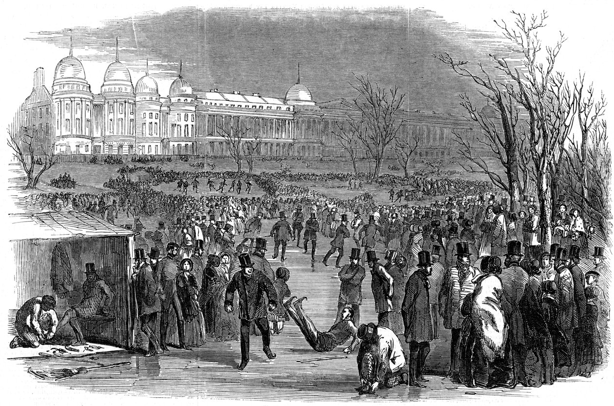 Bruslení v Regents Park, 1850 od Unbekannt