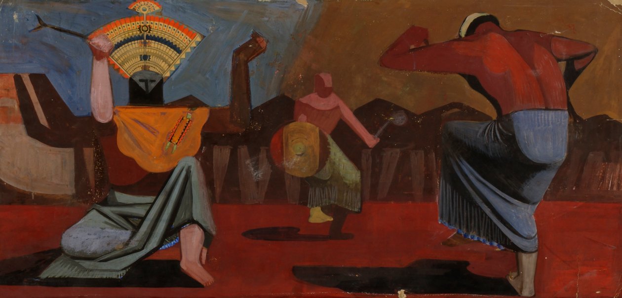 Skica pro indické tanečníky, ca. 1933-1943. od Unbekannt