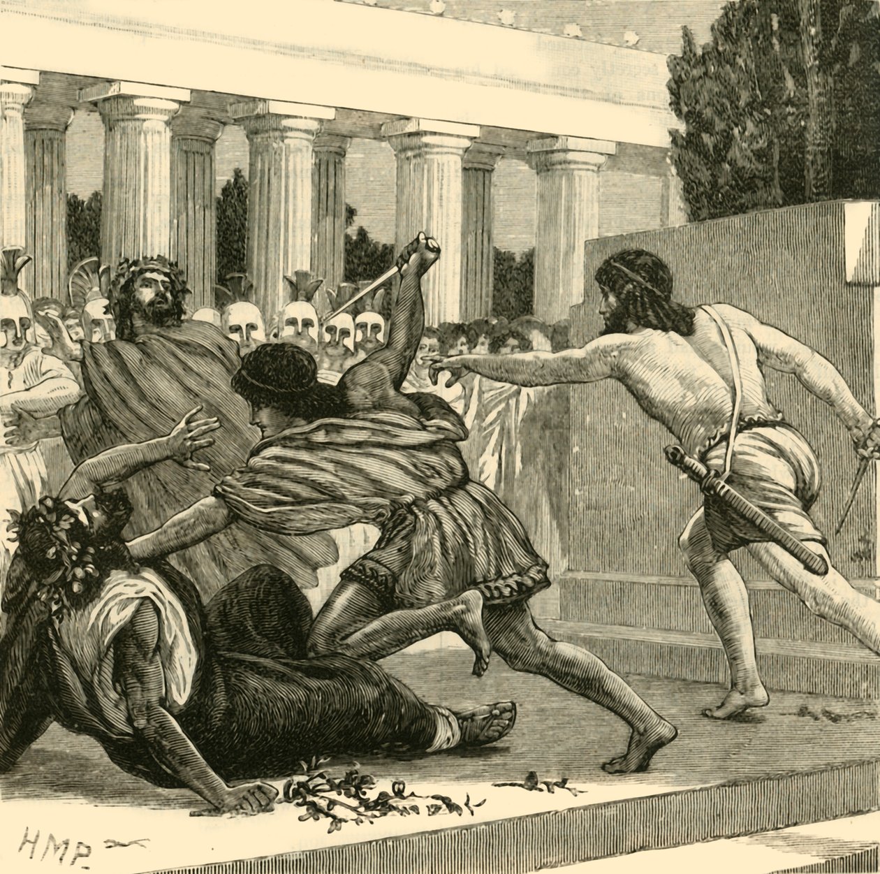 Zabití Pisistratidae, 1890. od Unbekannt
