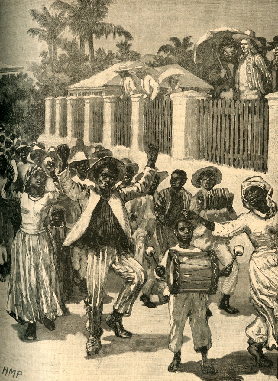 Festival emancipace otroctví na Barbadosu, c1834 c1890. od Unbekannt