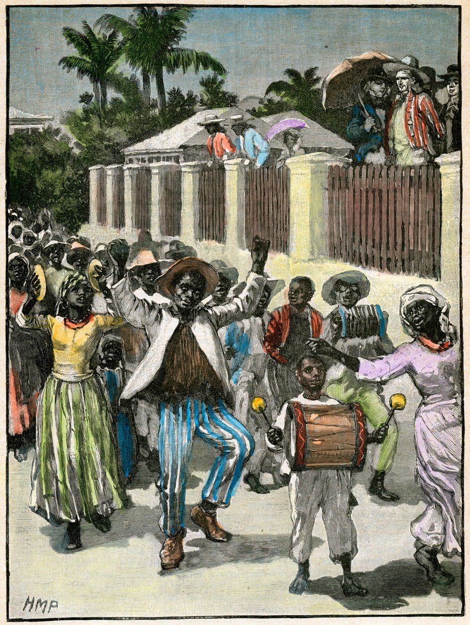 Festival emancipace otroctví na Barbadosu, c1880 od Unbekannt