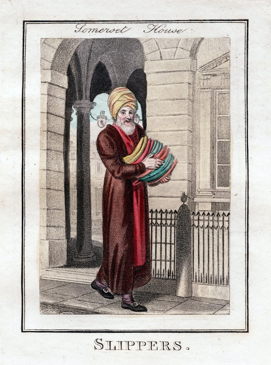 Pantofle, Somerset House, Londýn, 1805 od Unbekannt