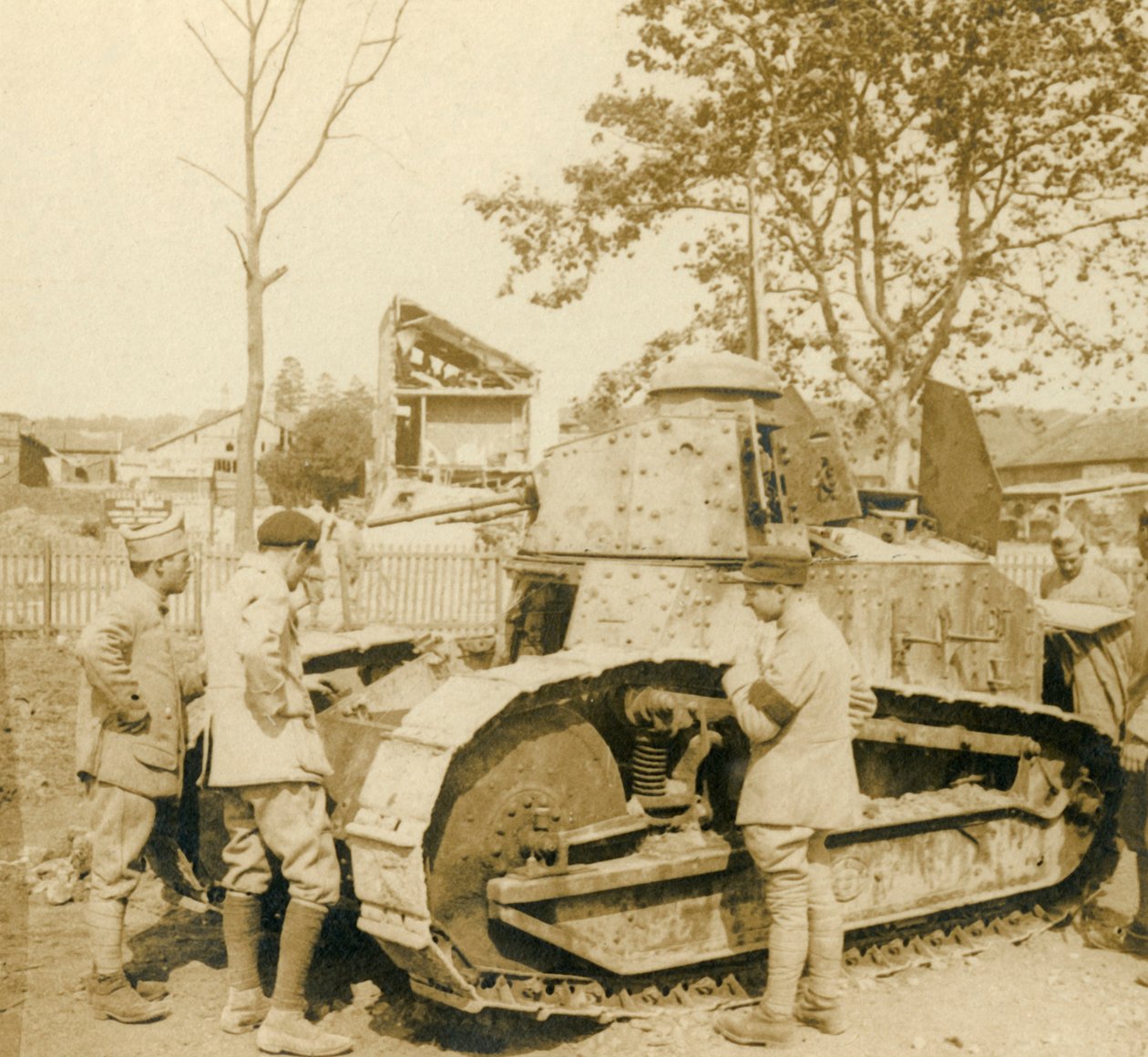 Malý tank Renault, c1914-c1918 od Unbekannt