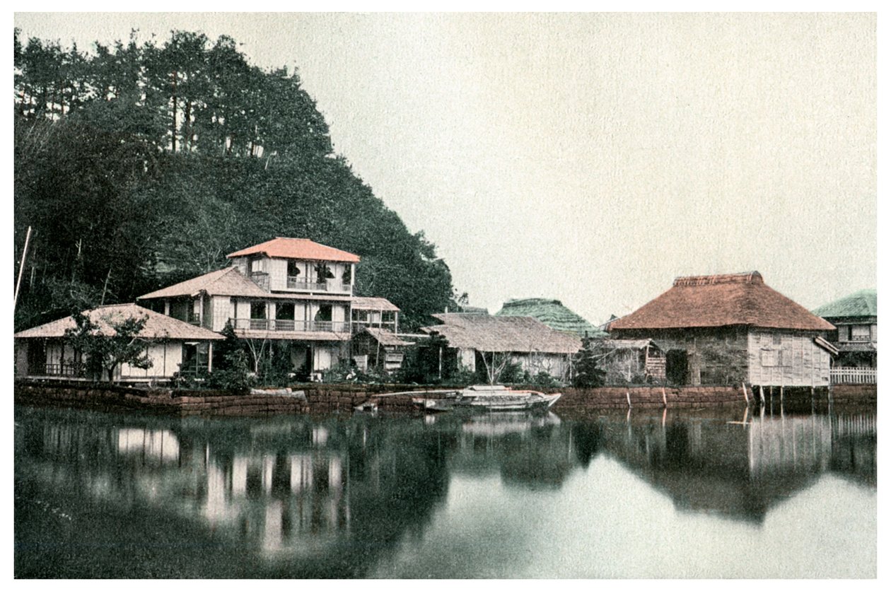 Malý letní hotel, Kanazawa, Japonsko, 1904 od Unbekannt