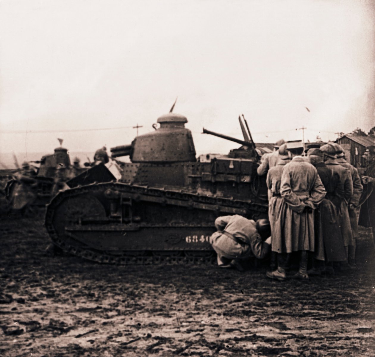 Malý tank, c1914-c1918 od Unbekannt