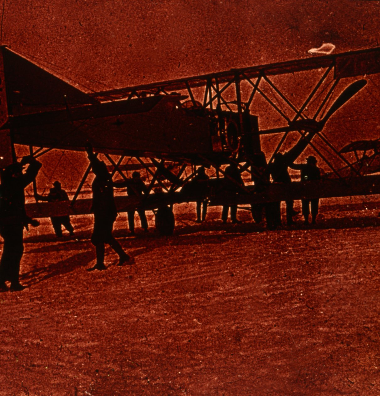 Manévry na sněhu, c1914-c1918 od Unbekannt