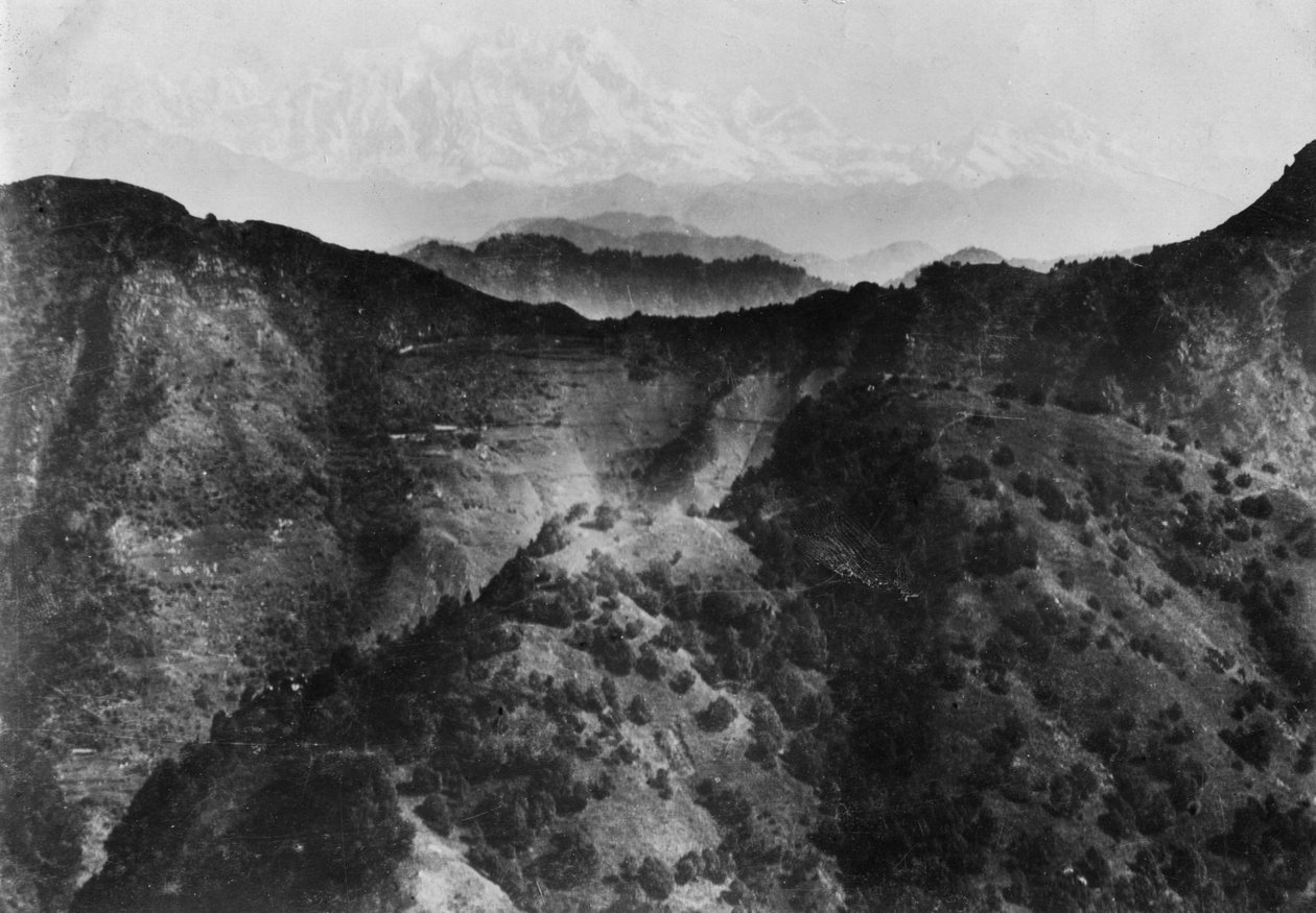 Sníh v Himalájích, převzato z Chakraty, 1917 od Unbekannt
