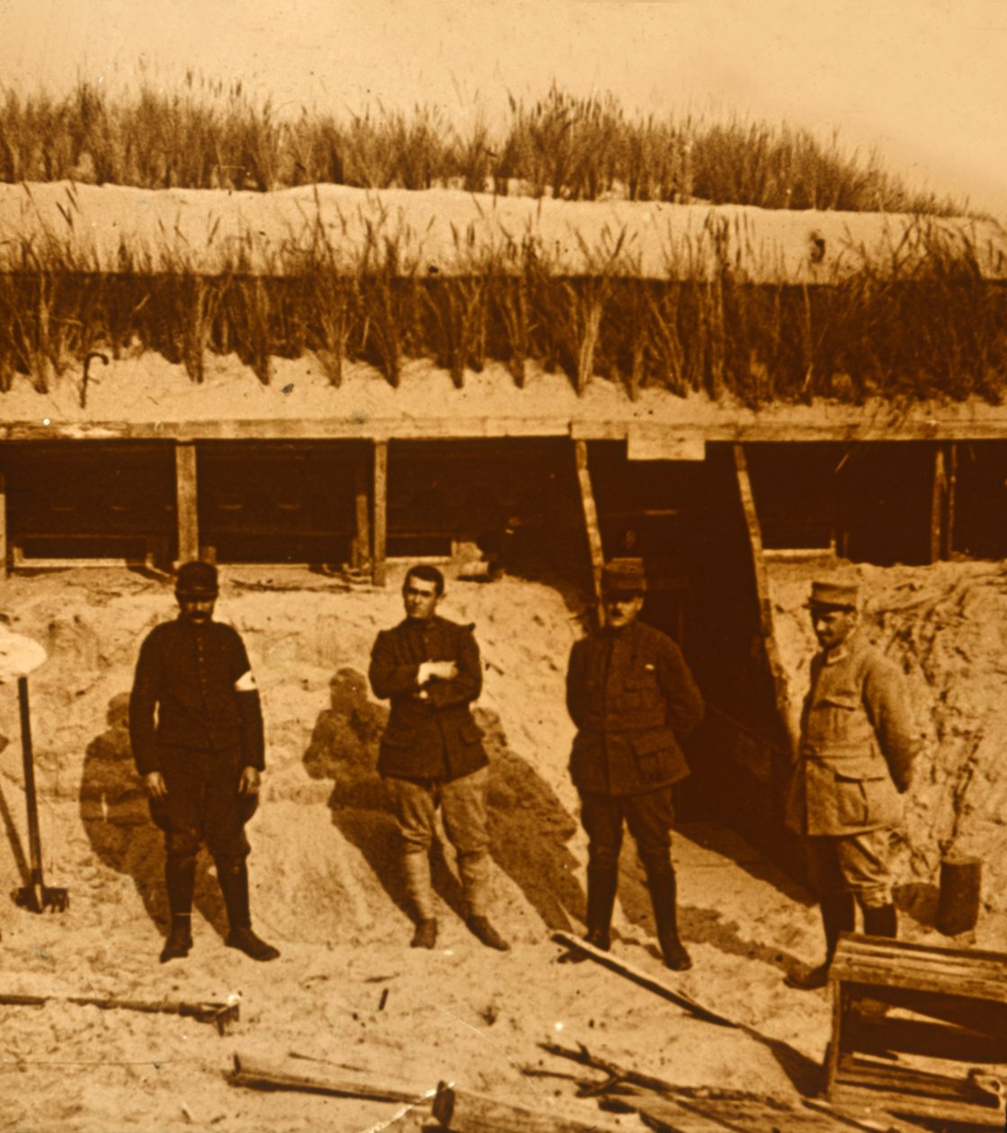 Vojáci na stanovišti první pomoci, c1914-c1918 od Unbekannt