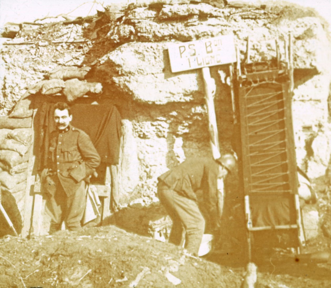 Vojáci v předních zákopech, c1914-c1918 od Unbekannt