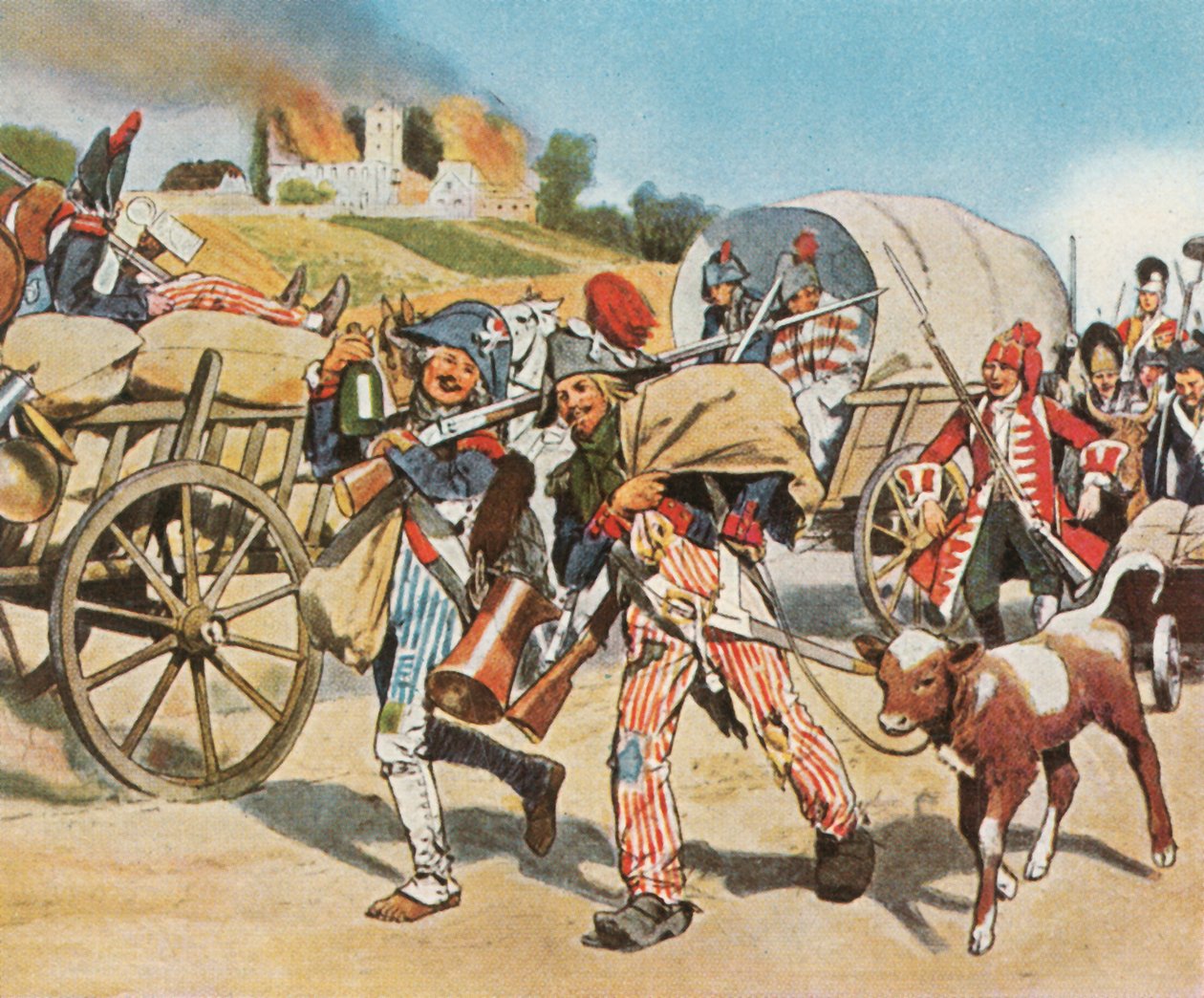 Vojáci francouzské revoluce v Pfalz, 1793, 1936. od Unbekannt