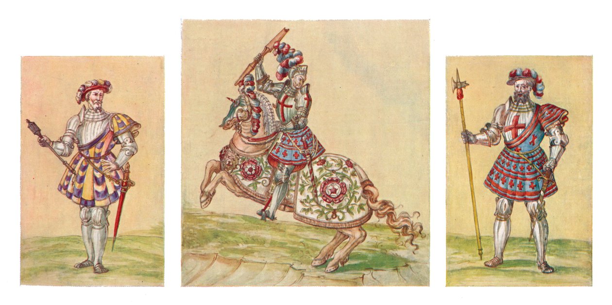 Vojáci tudorovské doby, 16. století, 1903 od Unbekannt