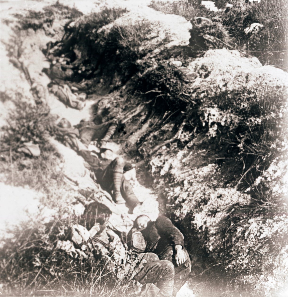 Vojáci na bojišti, c1914-c1918 od Unbekannt