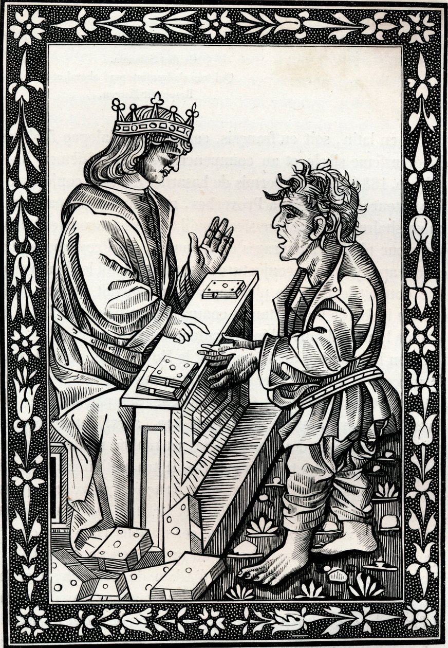 Solomon a Marcoul, 15. století, 1849. od Unbekannt
