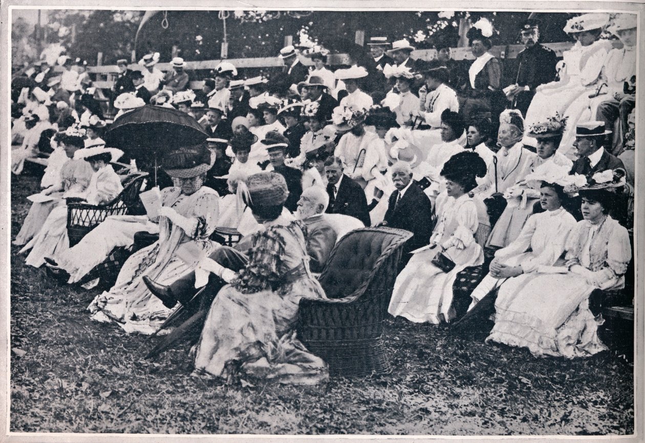 Někteří z diváků v Guards Sports v Chelsea, 1906 od Unbekannt
