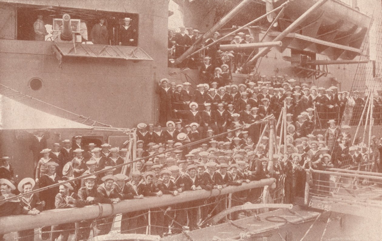 Některé z lodí společnosti HMAS Australia, c1917 1919 od Unbekannt
