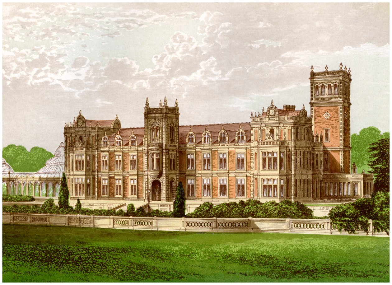 Somerleyton, Suffolk, domov Baroneta Crossleyho, c1880 od Unbekannt