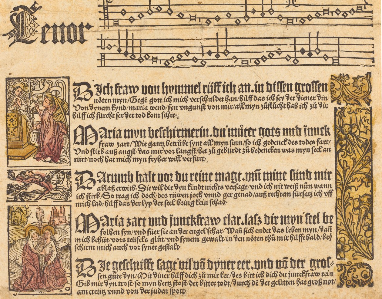 Píseň Panně, c. 1500. od Unbekannt
