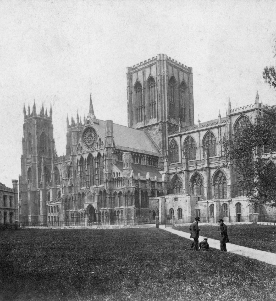 Jihovýchodní pohled na York Minster, Yorkshire, konec 19. nebo začátek 20. století od Unbekannt