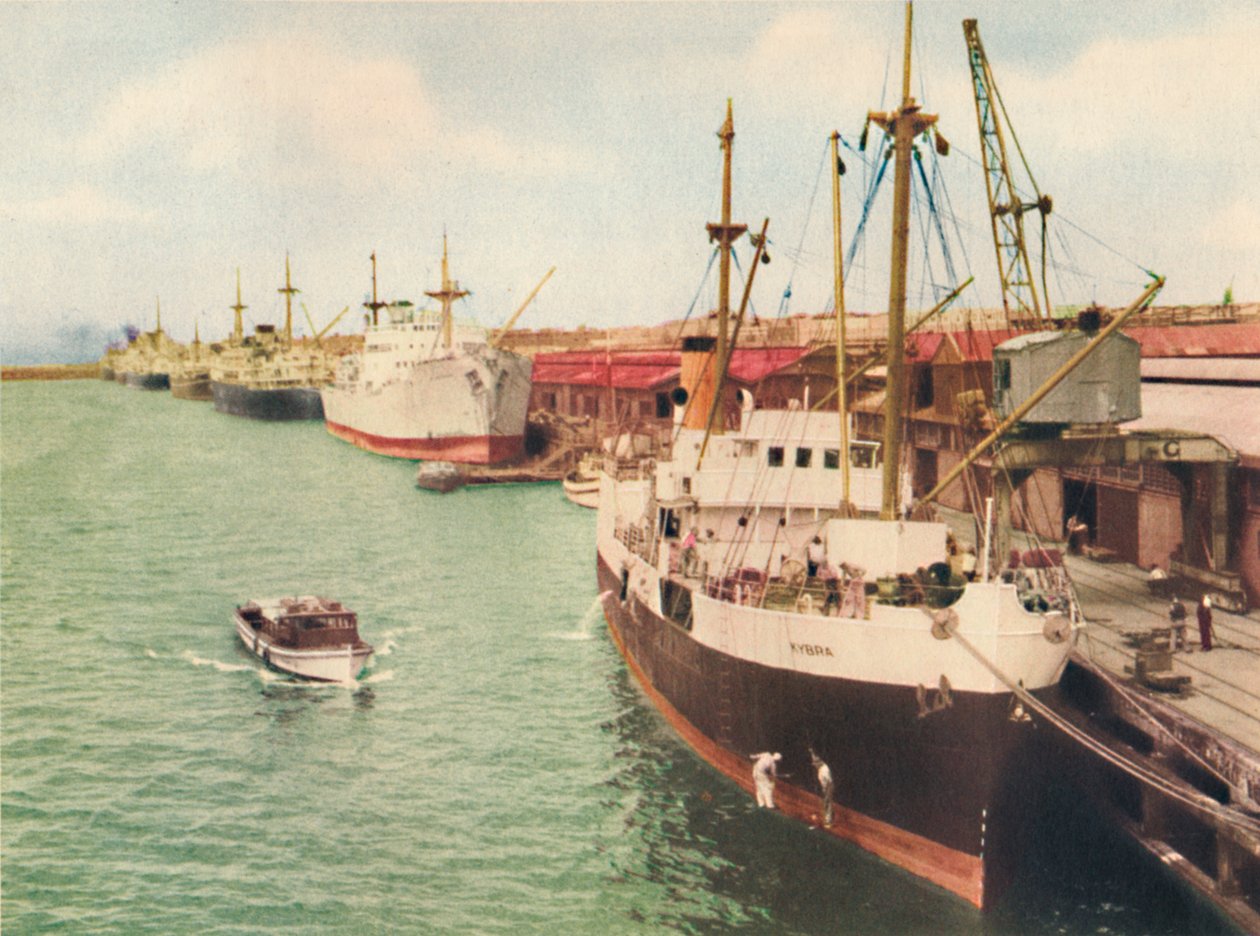 South Wharf, Fremantle, c1947. od Unbekannt