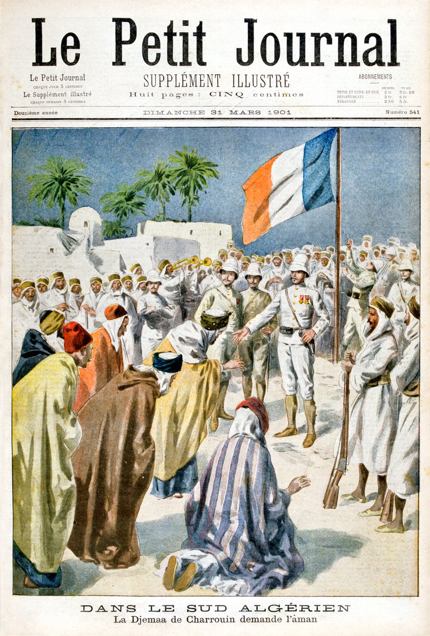 Jižně od Alžírska žádá Djemaa de Charrouin o milost, 1901 od Unbekannt