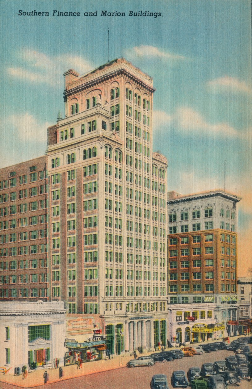 Southern Finance a Marion Buildings, Augusta, Georgia, 1943 od Unbekannt