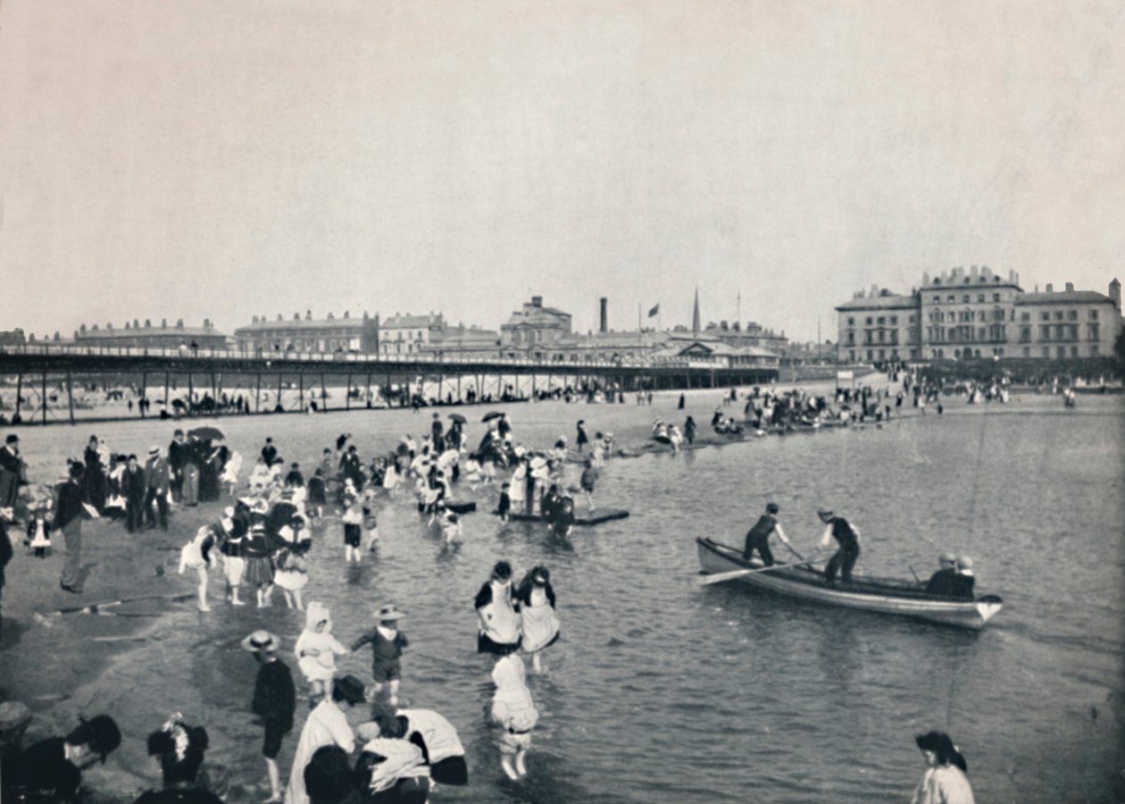 Southport – The Pier and the South Lake, 1895 od Unbekannt