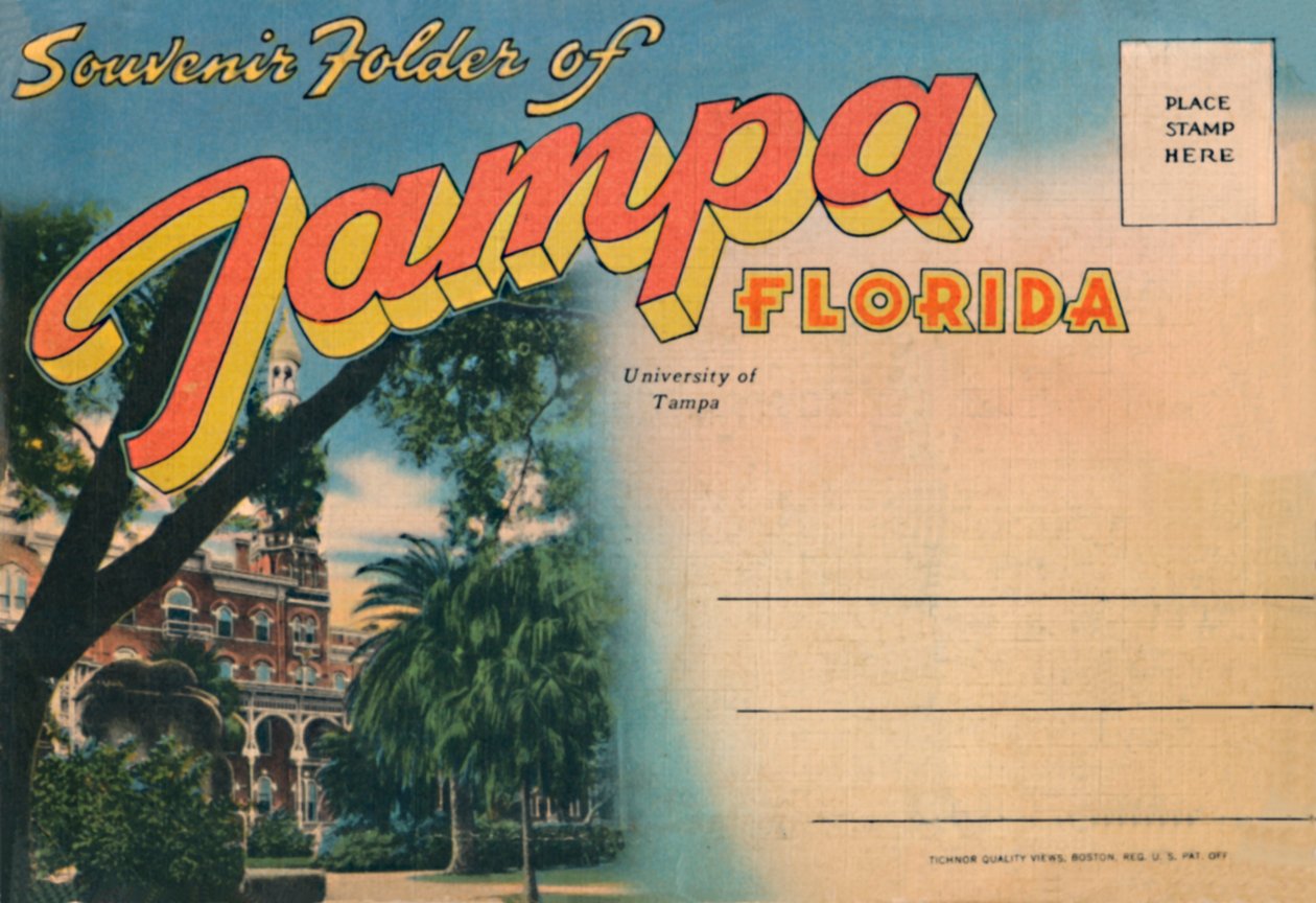 Souvenir Folder of Tampa, Florida - University of Tampa, c1940s od Unbekannt