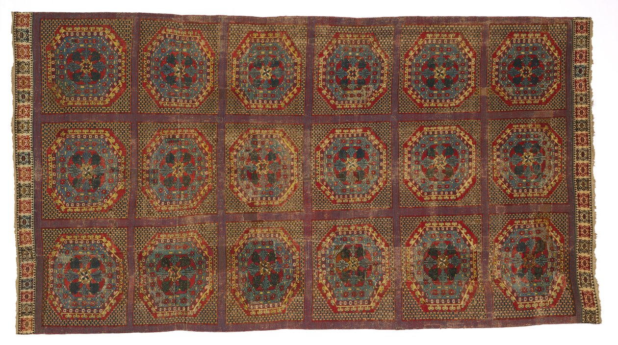 Španělský koberec s tureckým vzorem, c. 1450-1500. od Unbekannt