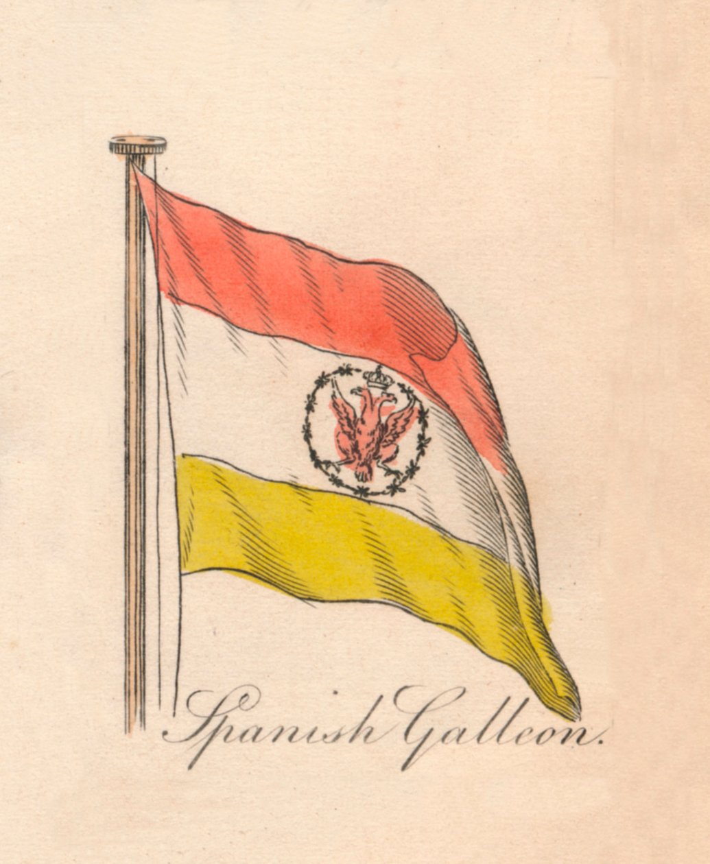Španělská galeon, 1838 od Unbekannt