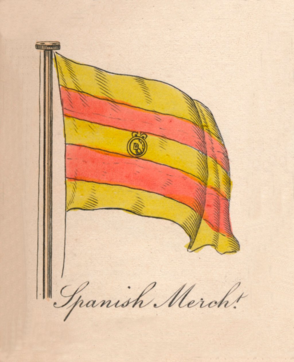 Španělský obchodník, 1838 od Unbekannt