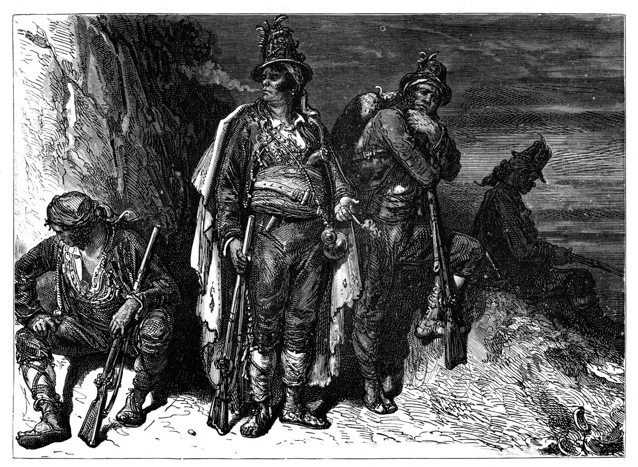 Španělští pobřežní strážci, c1890 od Unbekannt