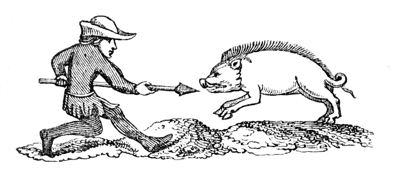 Kopí kance, 14. století, 1833 od Unbekannt