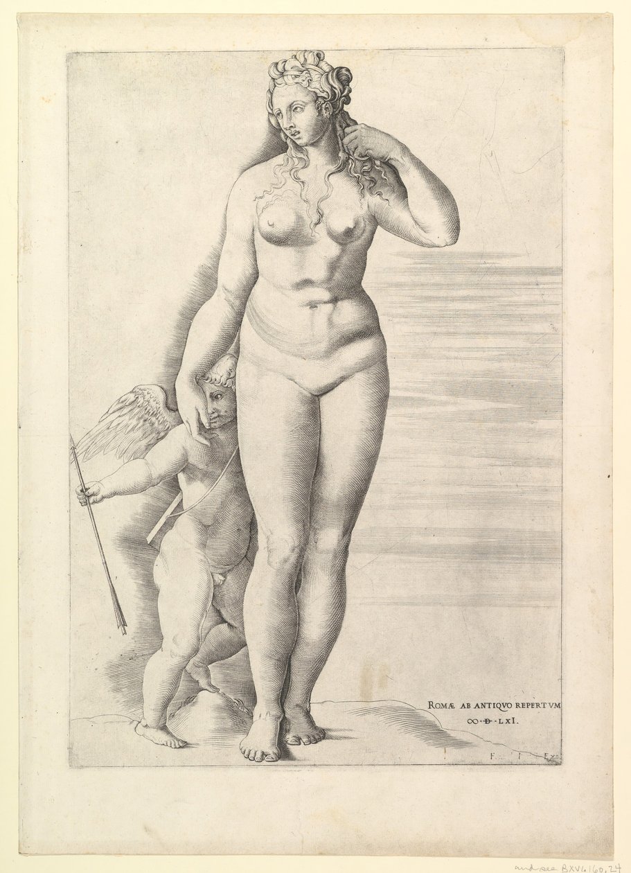 Římské zrcadlo velkoleposti: Venuše a Eros, 1561 od Unbekannt