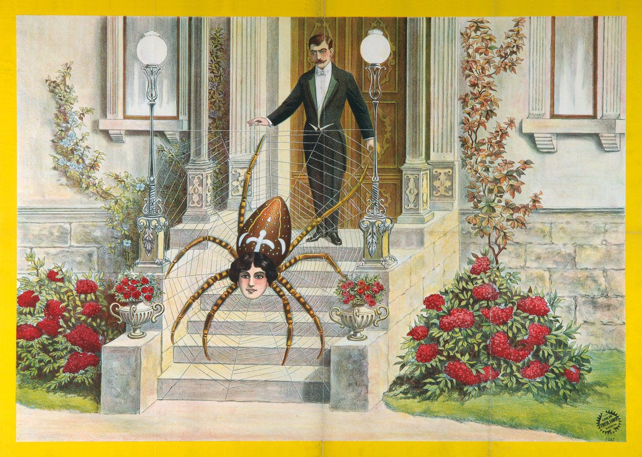Plakát Spider-Woman, 1922 od Unbekannt