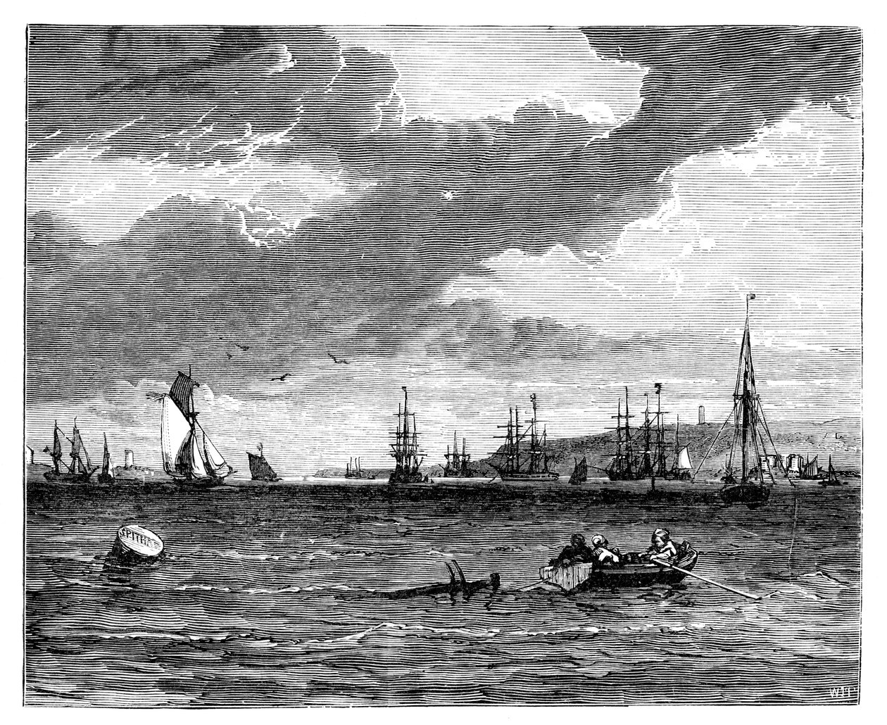 Spithead, Hampshire, c1888 od Unbekannt