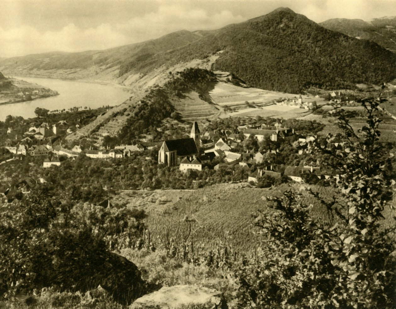 Spitz an der Donau, Wachau, Dolní Rakousko, c1935. od Unbekannt