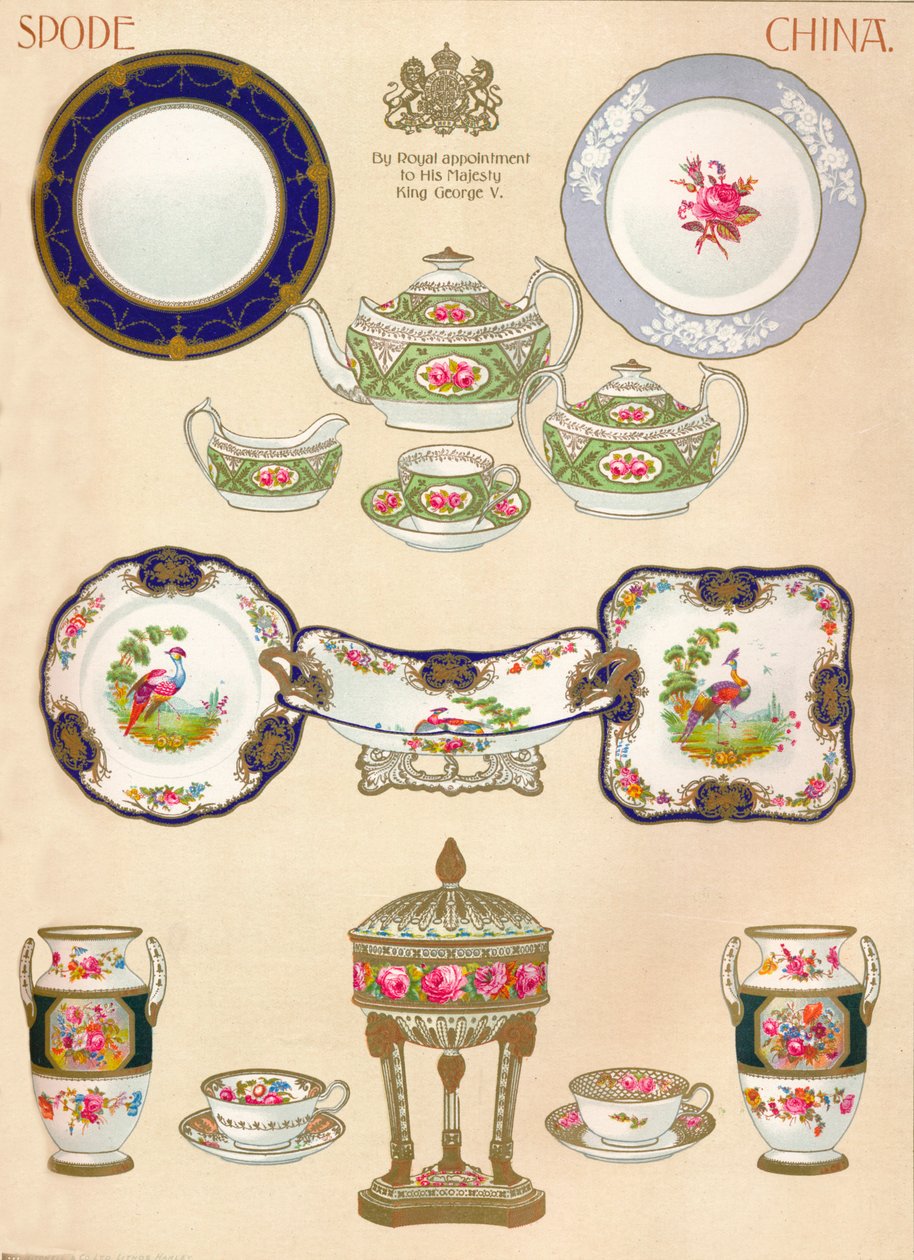 Spode China: WTCopeland & Sons, Stoke-on-Trent, 18. století, 1913 od Unbekannt