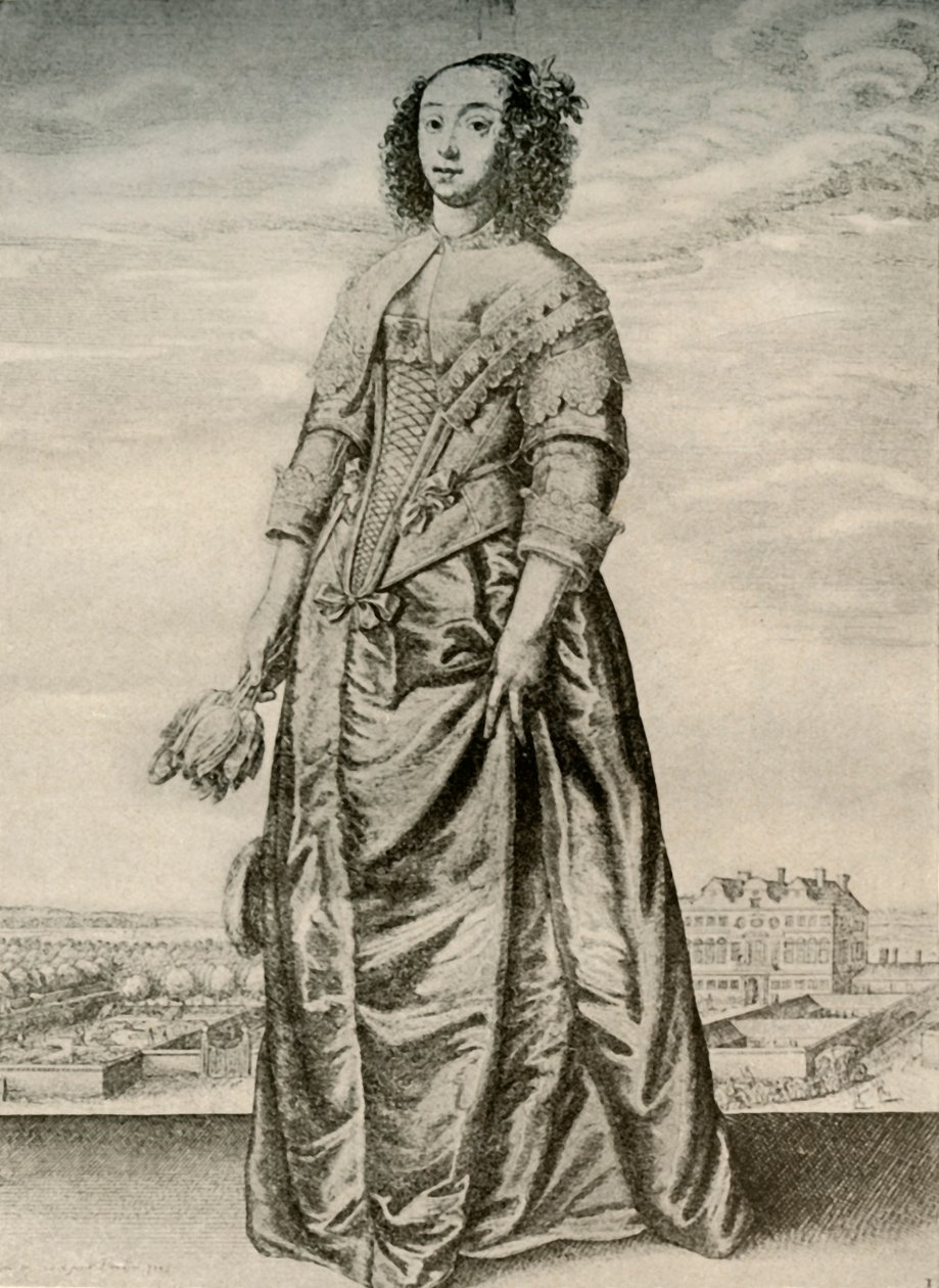 Jaro - Módní halové šaty anglické dámy, vláda Karla I., c1620-1640, 1937 od Unbekannt