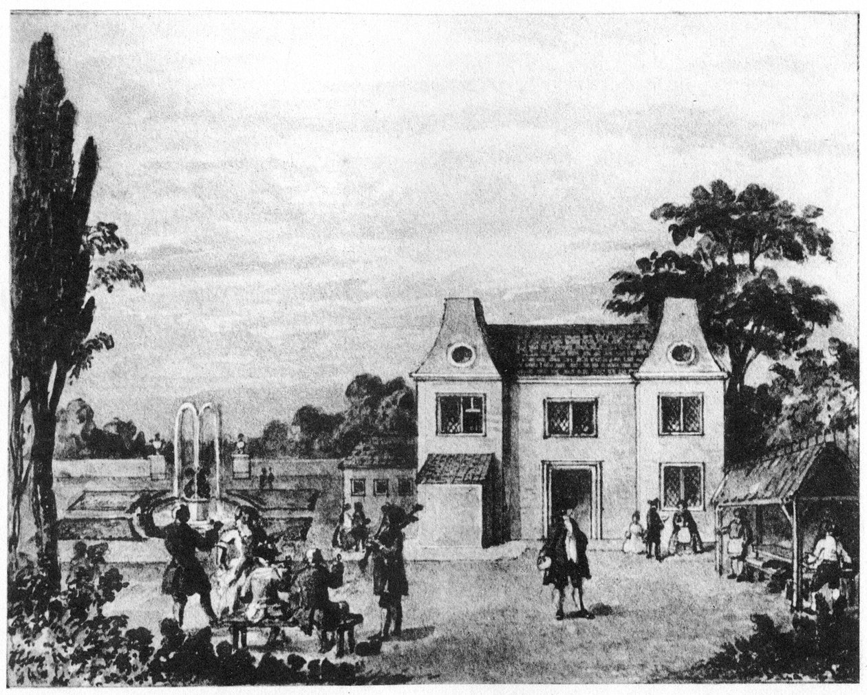 Jarní zahrady, místo Lowndes Square, Londýn, konec 18. století 1907 od Unbekannt